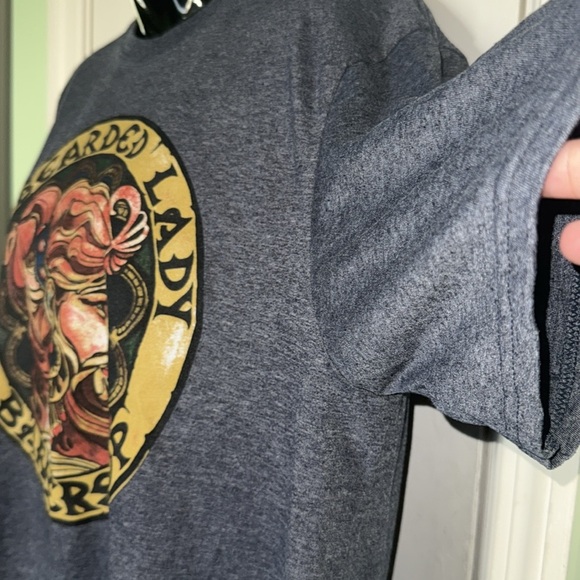 The Bearded Lady Heather Grey T-Shirt Hipster Cool Unisex Size Large - Picture 5 of 6